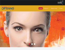 Tablet Screenshot of optiano.com